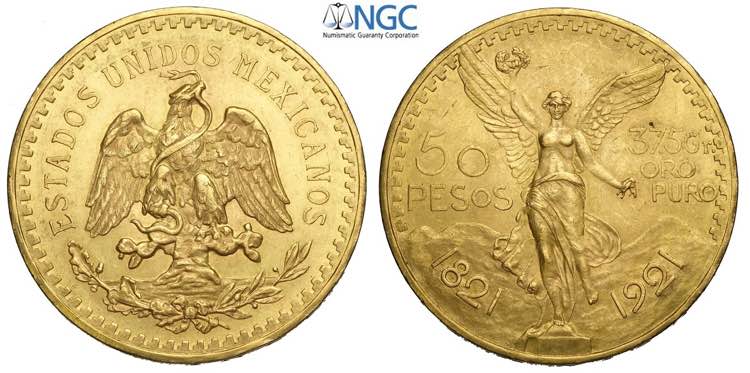 Mexico, United States, 50 Pesos ... 