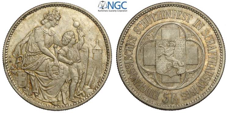 Switzerland, Confederation, 5 ... 