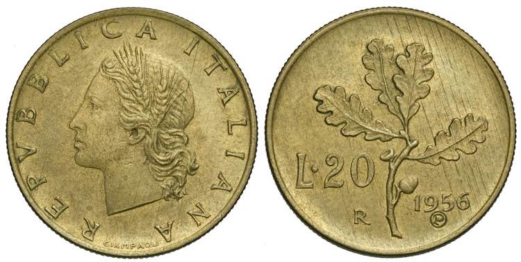 Repubblica Italiana, Monetazione ... 