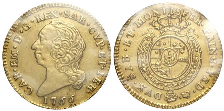 Savoia, Carlo Emanuele III, Mezza ... 