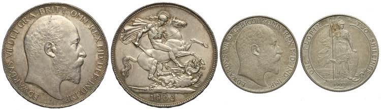 Great Britain, Edward VII, Lot of ... 