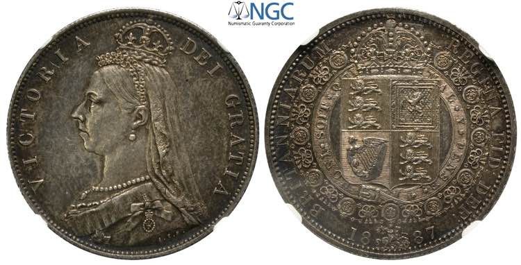 Great Britain, Victoria, 1/2 Crown ... 