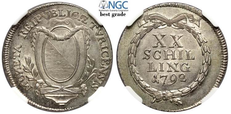 Switzerland Zurich, 20 Schillings ... 