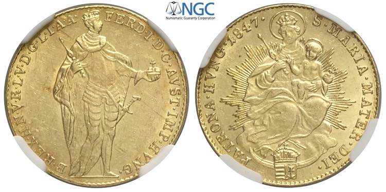 Hungary, Ferdinand V, Ducat 1847, ... 