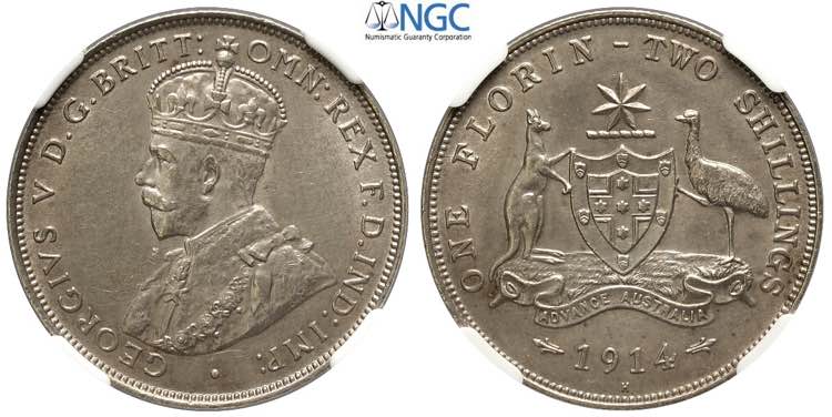 Australia, George V, Florin ... 