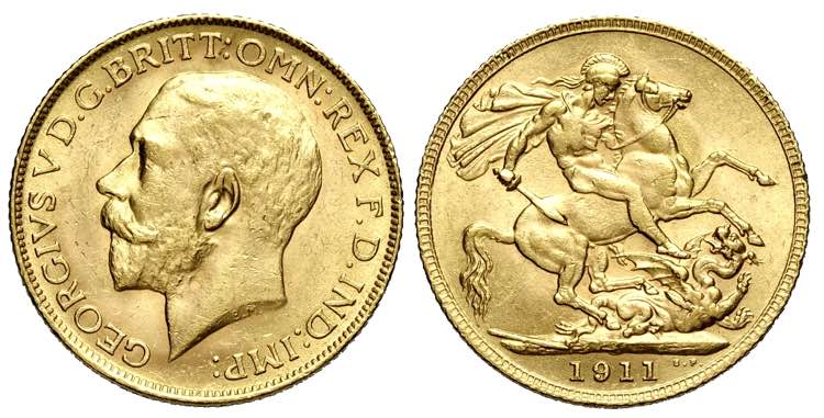 Great Britain, George V, Sovereign ... 