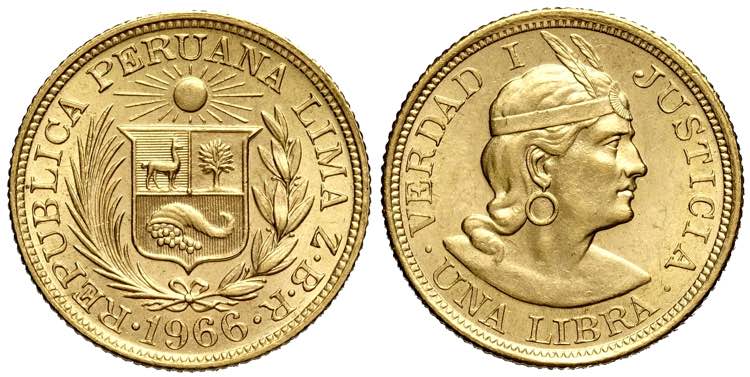 Perù, Republic, Libra (Pound) ... 