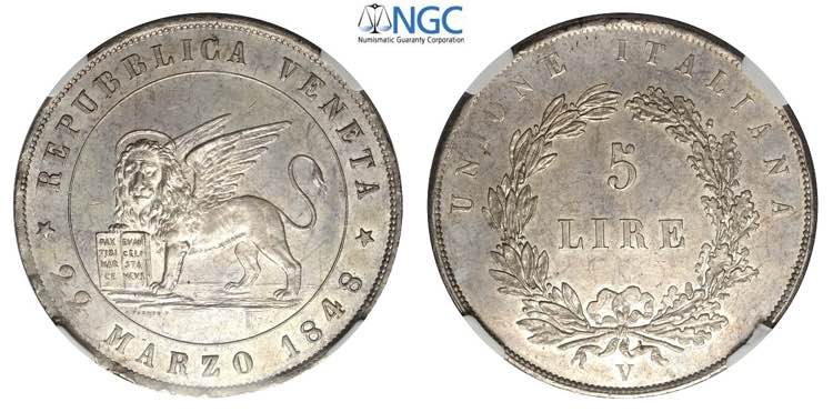 Venezia, Governo Provvisorio, 5 ... 