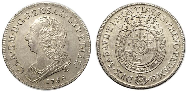 Savoia, Carlo Emanuele III, Mezzo ... 