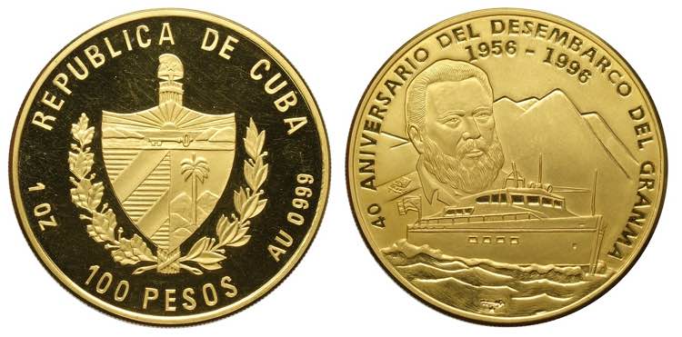 Cuba, Republic, 100 Pesos 1996, ... 
