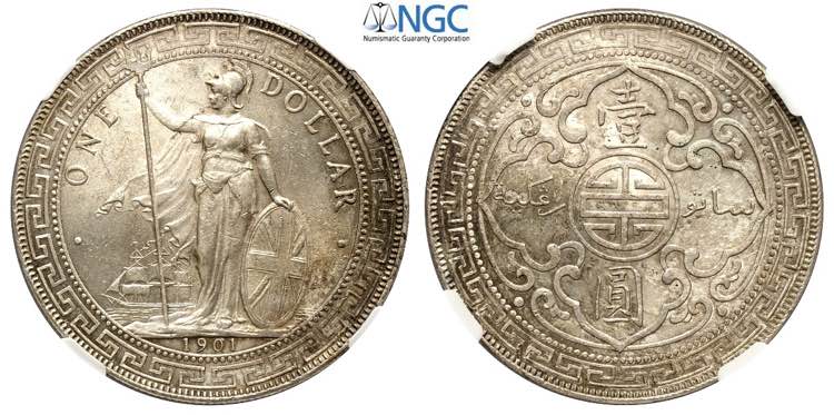 Great Britain, Trade Coinage, ... 