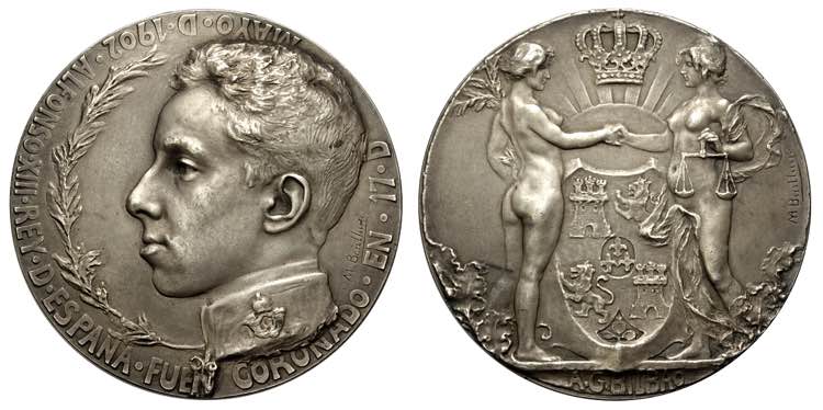 Spain, medal in memory of the ... 