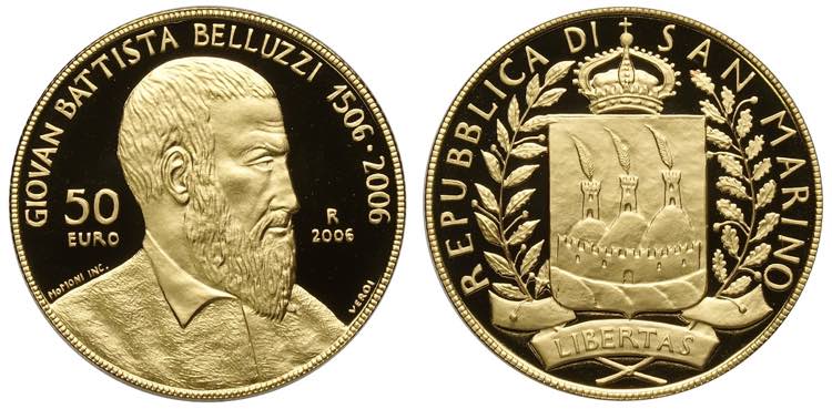 San Marino, Nuova Monetazione, 50 ... 