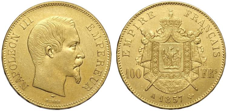 France, Napoleon III, 100 Francs ... 