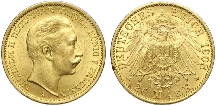 Germany Prussia, Wilhelm II, 20 ... 