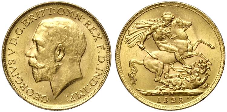 South Africa, George V, Sovereign ... 