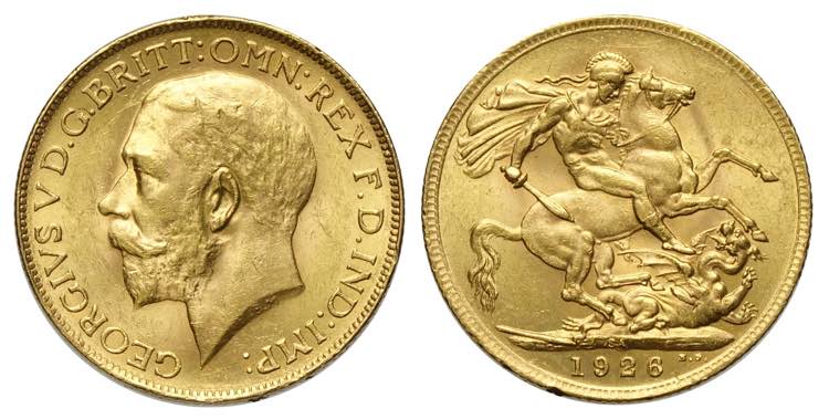 South Africa, George V, Sovereign ... 