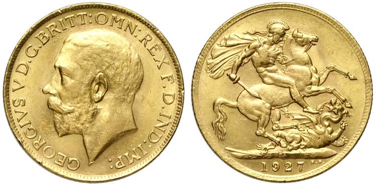 South Africa, George V, Sovereign ... 