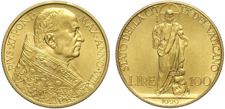 Roma, Pio XI (1929-1938), 100 Lire ... 