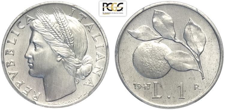 Repubblica Italiana, monetazione ... 