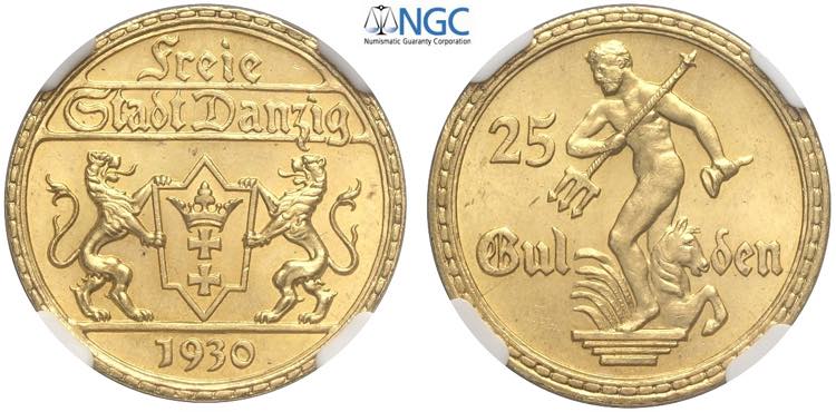 Danzig, Free City, 25 Gulden 1930, ... 