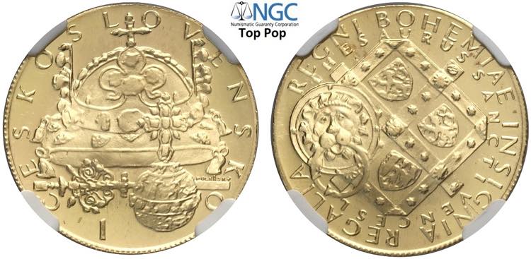 Czechoslovakia, Republic, Gold ... 