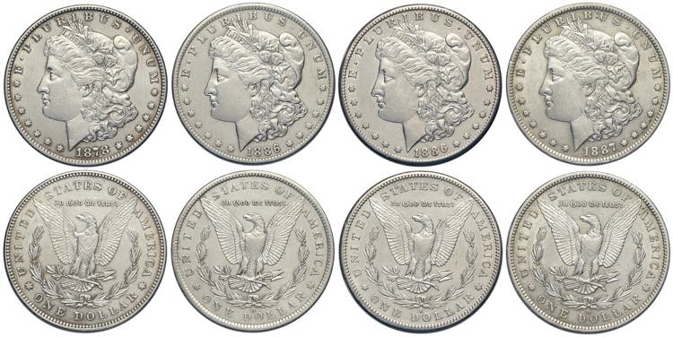United States of America, Lot 4 x ... 