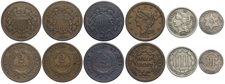 United States of America, Lot of 6 ... 