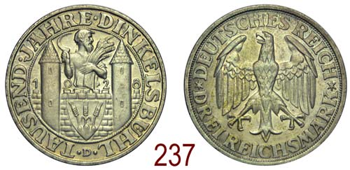Germany - Weimar - 3 Reichsmark ... 