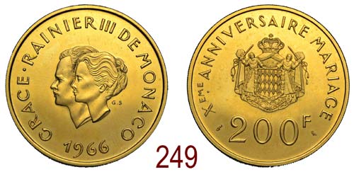 Monaco - Rainier III - 200 Francs ... 
