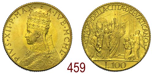 Roma - Pio XII - 100 Lire 1950 - ... 