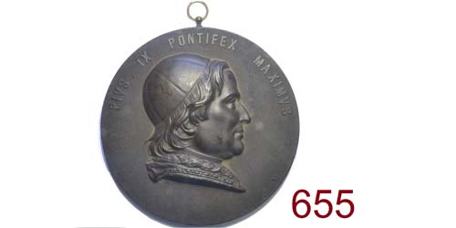 Medaglia in onore a papa Pio IX, ... 
