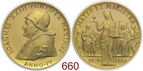 Giovanni XXIII anno IV medaglia ... 