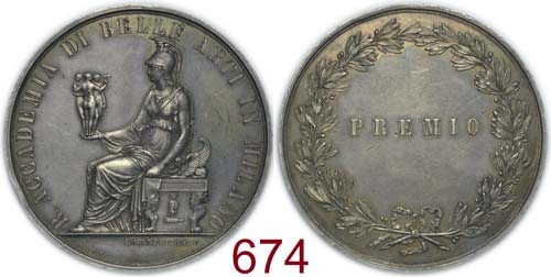  Milano - medaglia premio della ... 