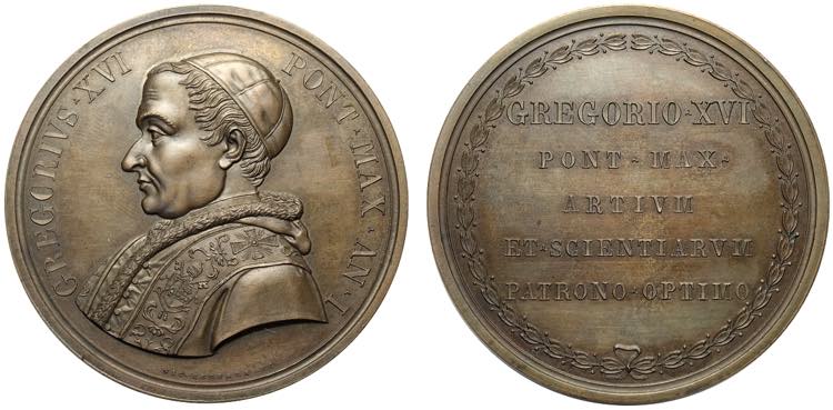 Gregorio XVI (1831-1846), Medaglia ... 