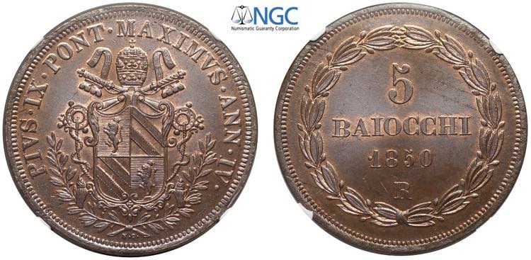 Roma, Pio IX (1846-1870), 5 ... 