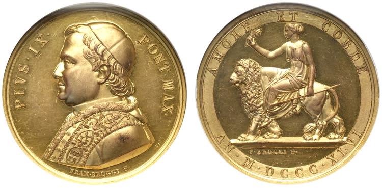 Pio IX (1846-1870), Medaglia 1846 ... 