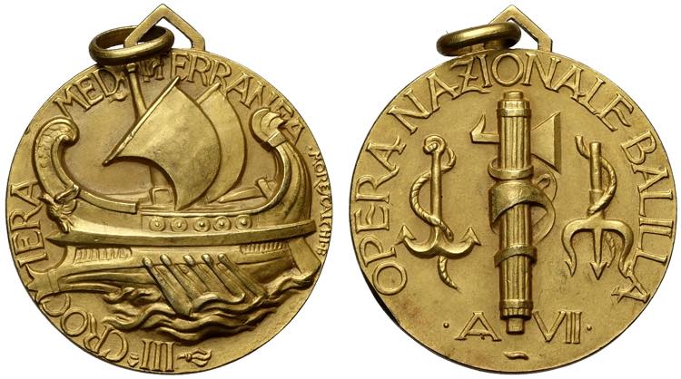 Medaglia 1929 dellOpera Nazionale ... 