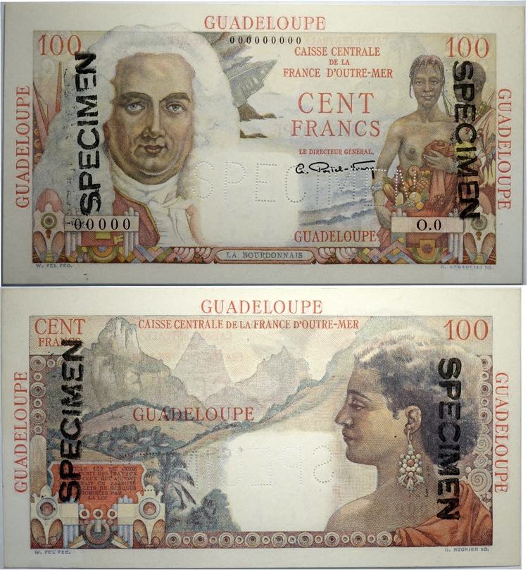 Guadeloupe, 100 Francs 1947 ... 