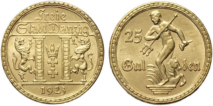 Danzig, Free City, 25 Gulden 1923, ... 