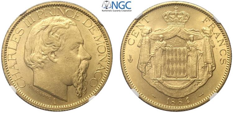 Monaco, Charles III (1856-1889), ... 