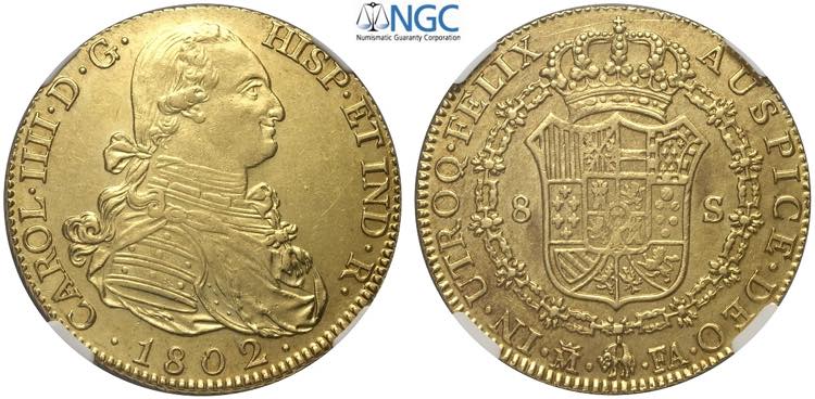 Spain, Carlos IV (1788-1808), 8 ... 