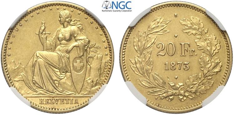 Switzerland, Confederation, Gold ... 