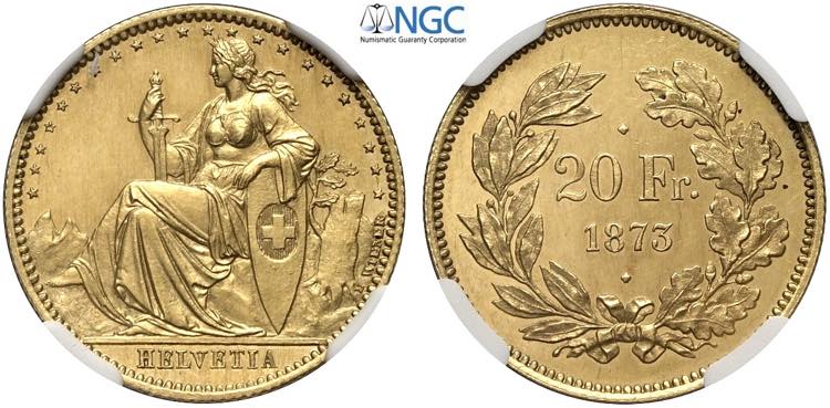 Switzerland, Confederation, Gold ... 
