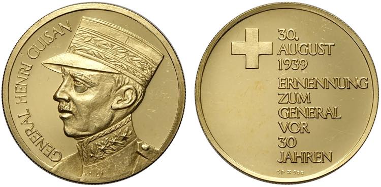 Switzerland, Gold Medal nd Henri ... 