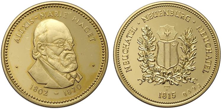 Switzerland Neuchatel, Gold Medal ... 