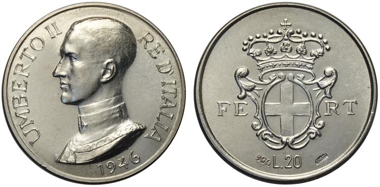 Regno dItalia, Umberto II (1946), ... 