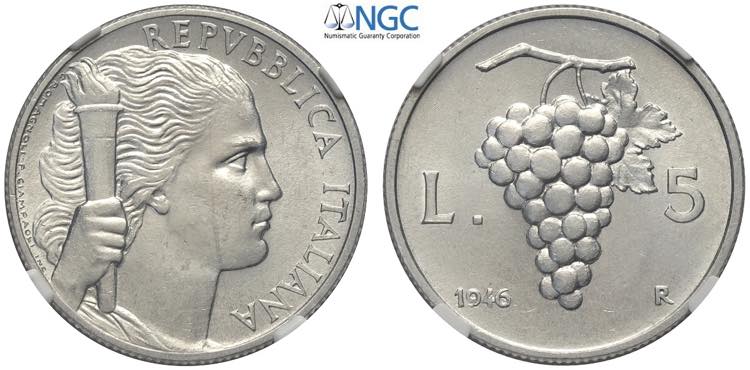 Repubblica Italiana, Monetazione ... 