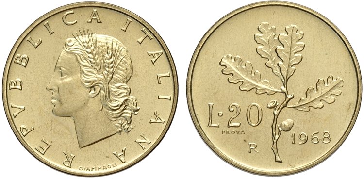 Repubblica Italiana, Monetazione ... 