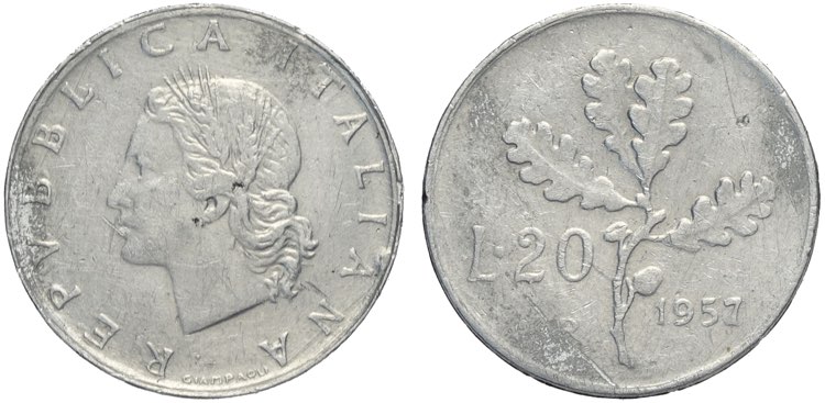 Repubblica Italiana, Monetazione ... 